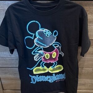 Disneyland Resort Neon Mickey Mouse Tee
